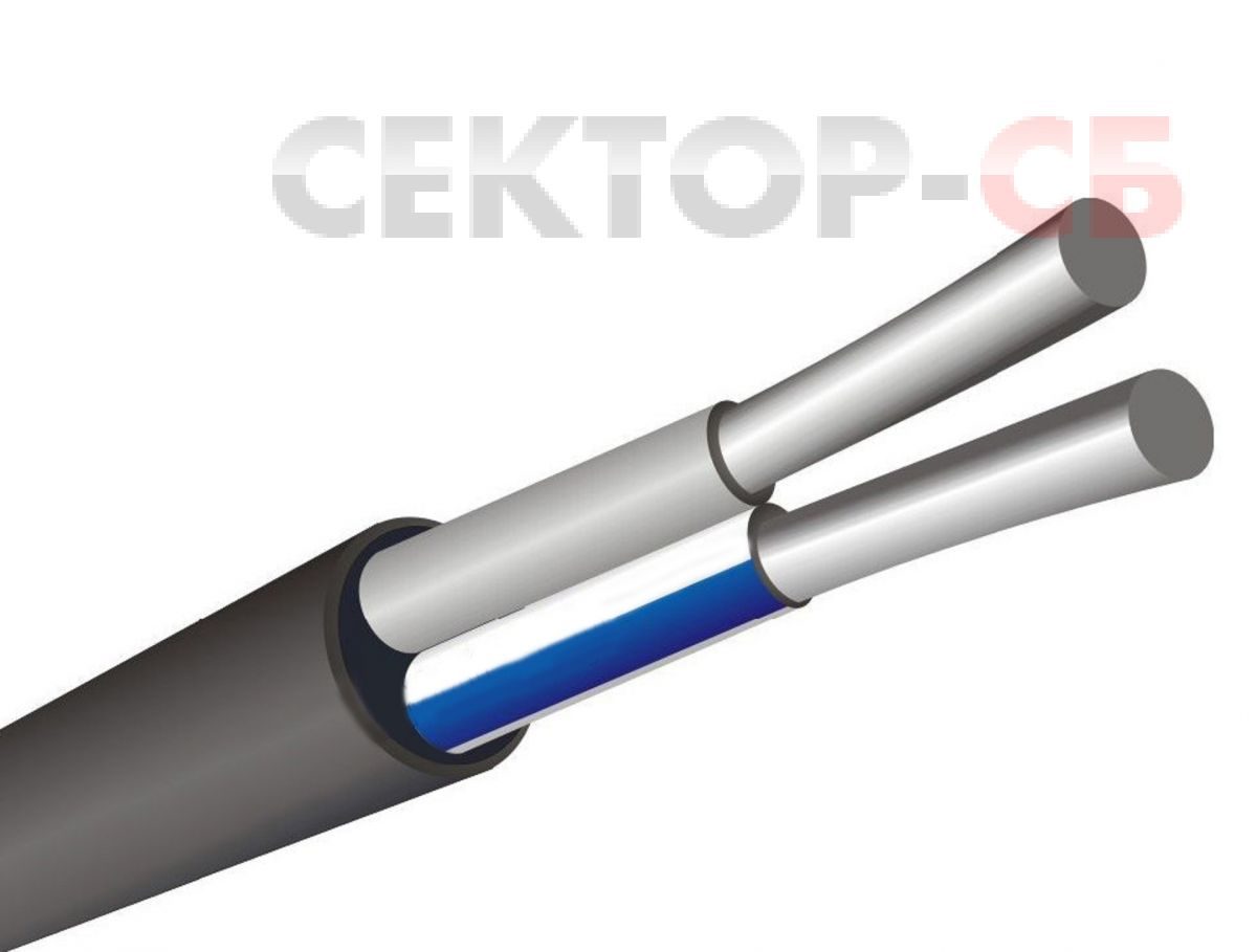 АВВГ-П 2х4,0 ККЗ Силовой алюминиевый кабель