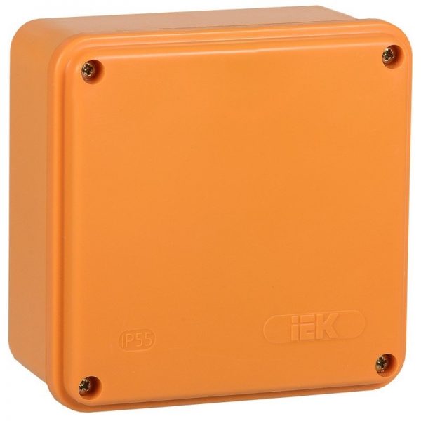 Коробка 100х100х50 4P IP44 (UKF20-100-100-050-4-6-09): Коробка распаячная огнестойкая с гладкими стенками