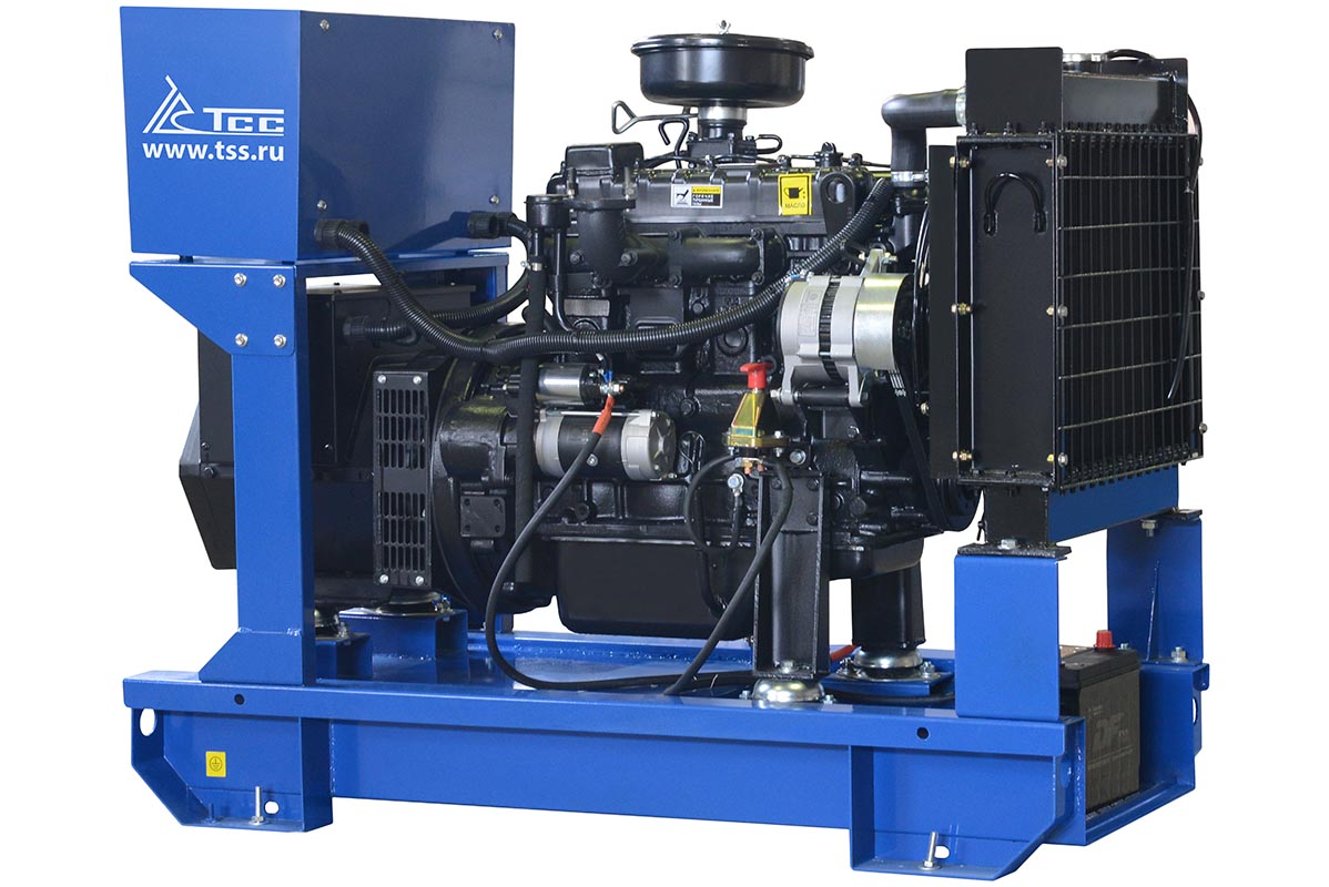Дизельный генератор ТСС АД-18С-Т400-1РМ7 18 кВт 220В/380В TWc 25TS 3ф. открытый