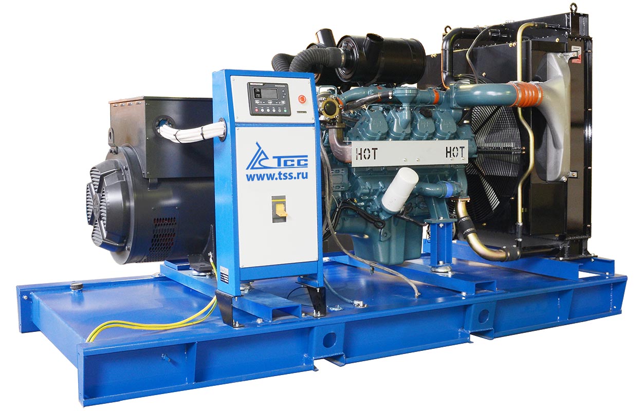 Дизельный генератор ТСС АД-320С-Т400-1РМ17 (Mecc Alte) 320 кВт 220В/380В TDo 440MC 3ф. открытый