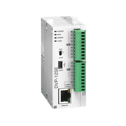 DVP12SE11R Контроллер 8DI, 4DO (Relay), 2 шины расширения, USB, поддержка Modbus TCP и Ethernet/IP