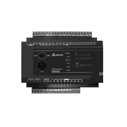 DVP24ES200R Контроллер 16DI/8DO (Relay), 3 COM: 1 RS-232, 2 RS-485