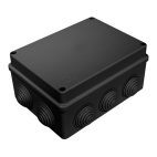 Коробка распределительная 40-0340-9005 для о/п безгалогенная (HF) черная 120х80х50: Коробка распределительная