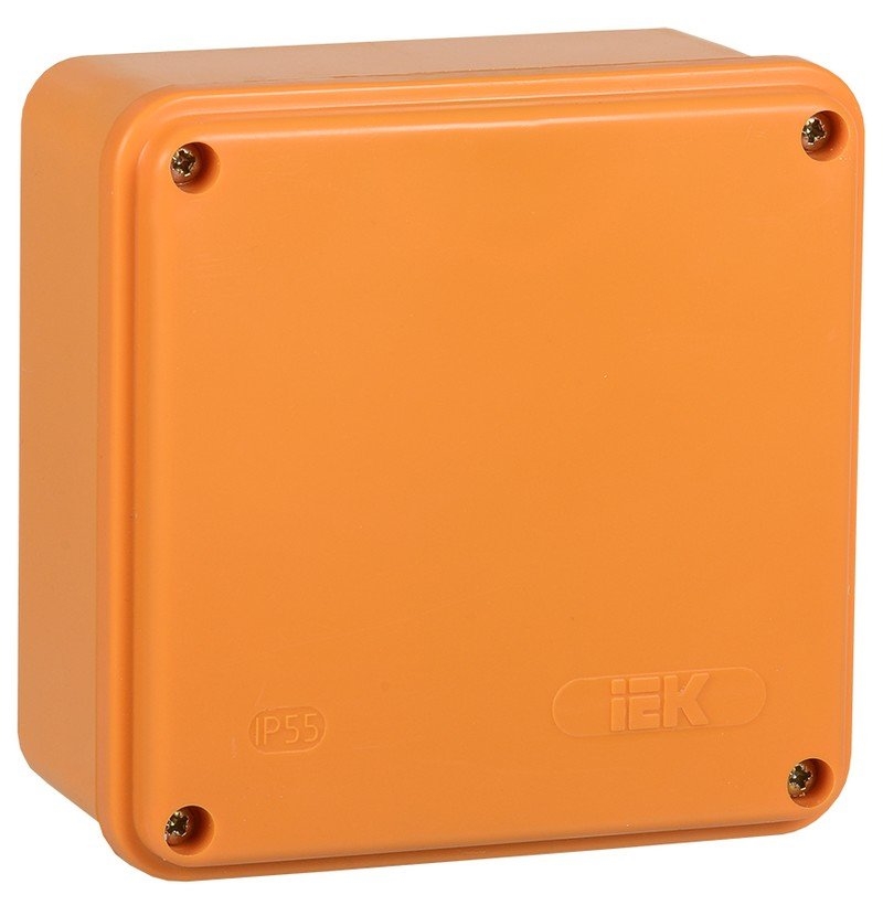 Коробка 100х100х50 2P IP44 (UKF20-100-100-050-2-10-09): Коробка распаячная огнестойкая с гладкими стенками