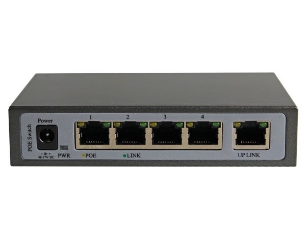 CO-SWP5: Коммутатор 4-портовый Gigabit Ethernet с PoE