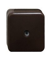 КС-4, коричневый (Магнито-Контакт): Коробка коммутационная для 4х2 проводов