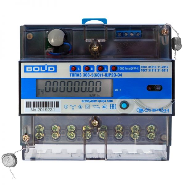 BOLID-Топаз-303-5(60): Электросчетчик многотарифный