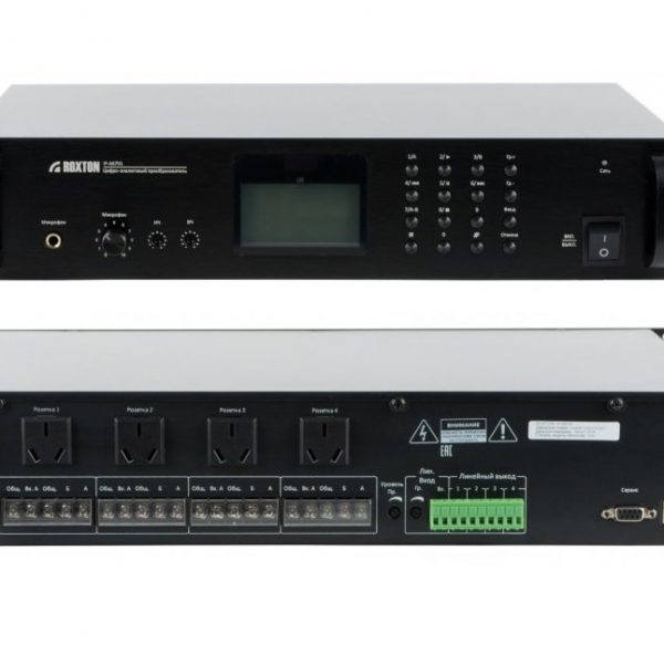 IP-A6701: Цифро-аналоговый аудио преобразователь
