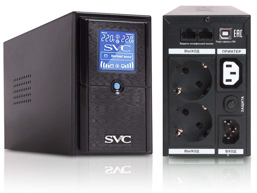 SVC V-800-L-LCD: Источник бесперебойного питания