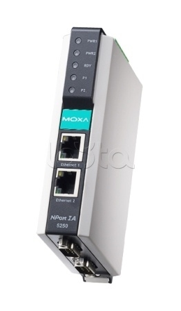 Сервер 2-портовый RS-232/422/485 в Ethernet Moxa NPort IA-5250-T-IEX