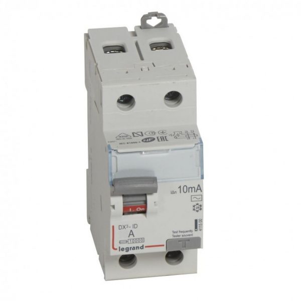ВДТ DX3 2П 16А 10мА-AC (411500): Выключатель дифференциального тока
