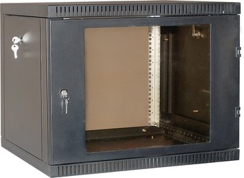 NT WALLBOX 9-65 B (084692): Шкаф телекоммуникационный 19" настенный, дверь стекло-металл