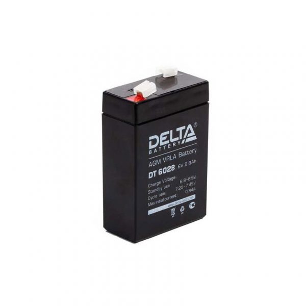 DT-6028 Delta Аккумулятор 6 В, 2.8 А/ч