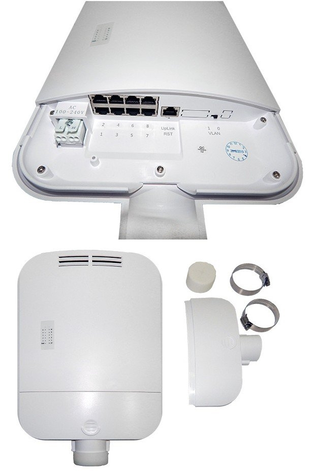 CO-WF-POE08: Коммутатор 8-портовый Gigabit Ethernet с PoE